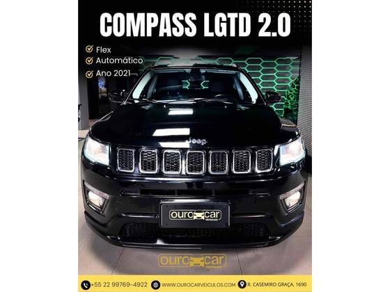 JEEP COMPASS 2.0 16V FLEX LONGITUDE AUTOMÁTICO JEEP COMPASS 2.0 16V FLEX LONGITUDE AUTOMÁTICO
